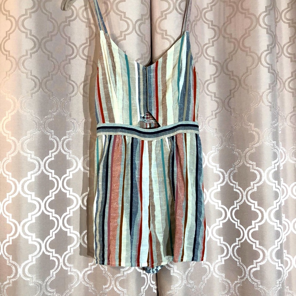 Multicolored Romper Shorts